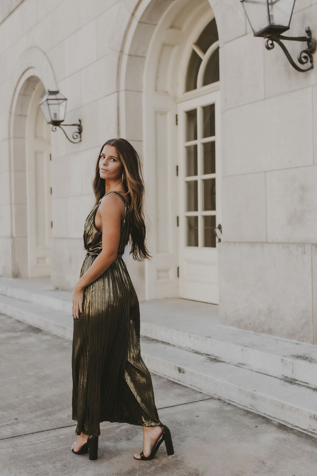 Midnight Moments Jumper in Gold